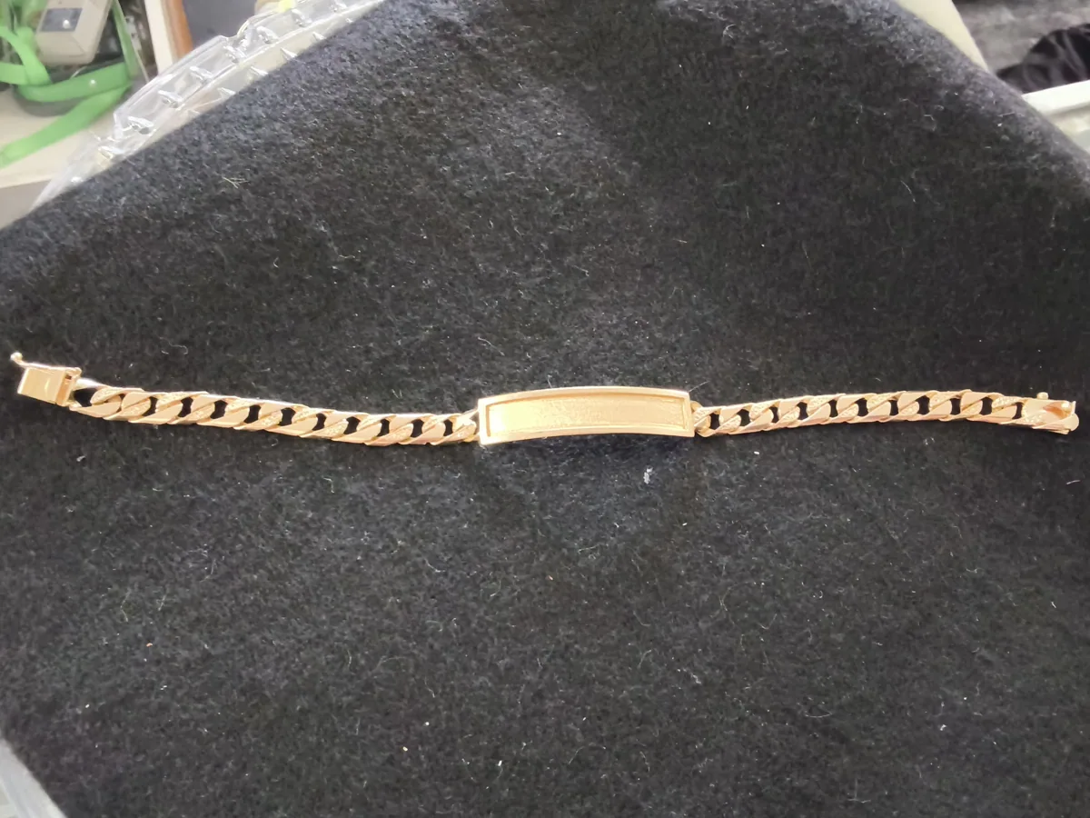 Gold-Tone ID Bracelet