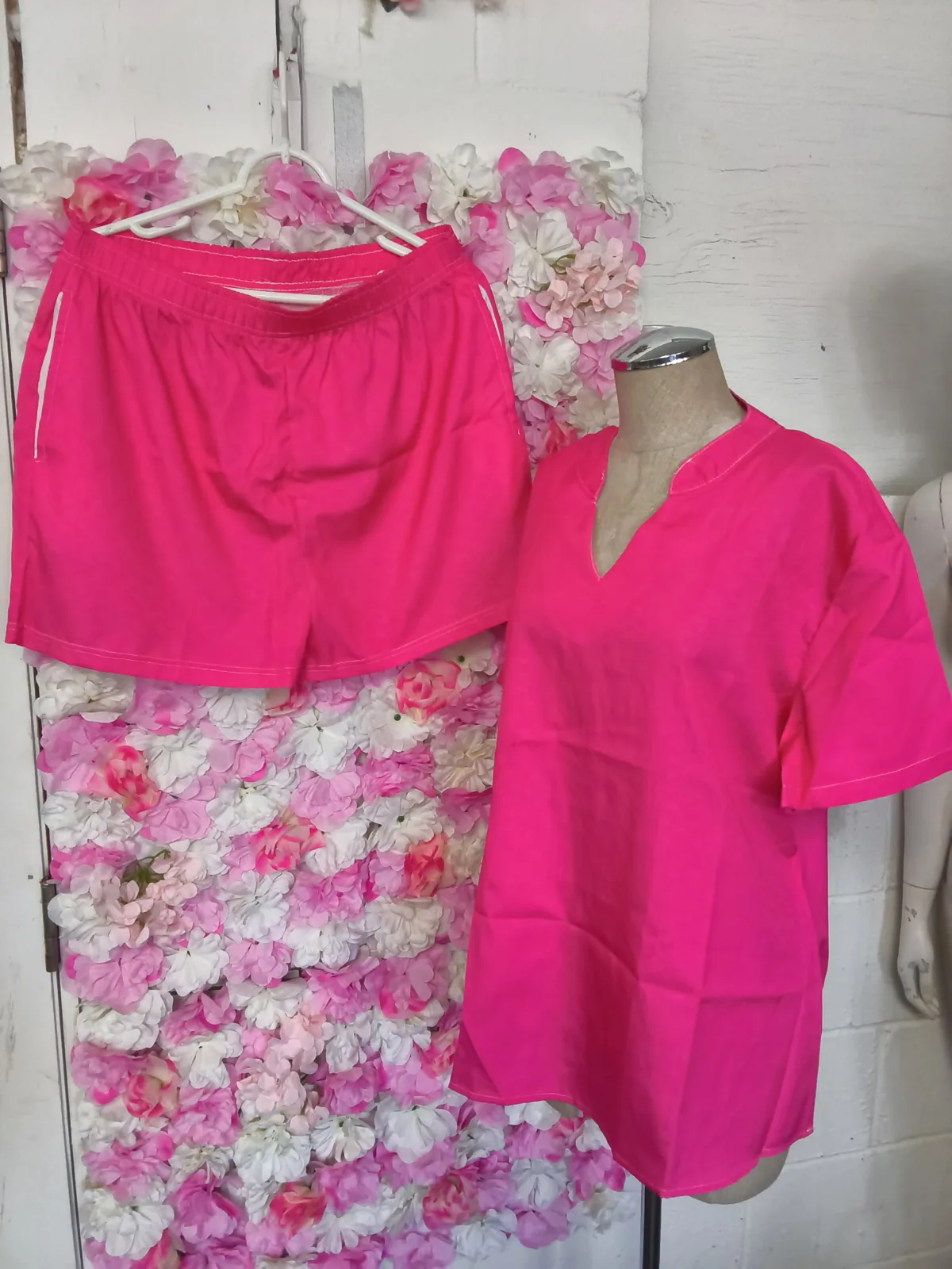 Fuchsia Short Set
